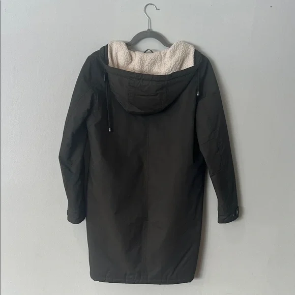 Levi's Black Utility Jacket with Cream Lining - Picture 3 of 4